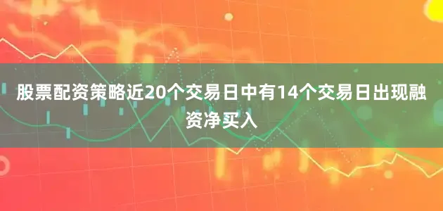 股票配资策略近20个交易日中有14个交易日出现融资净买入