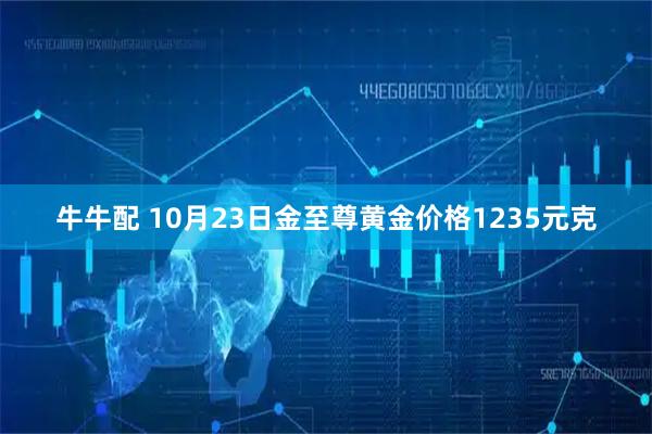 牛牛配 10月23日金至尊黄金价格1235元克